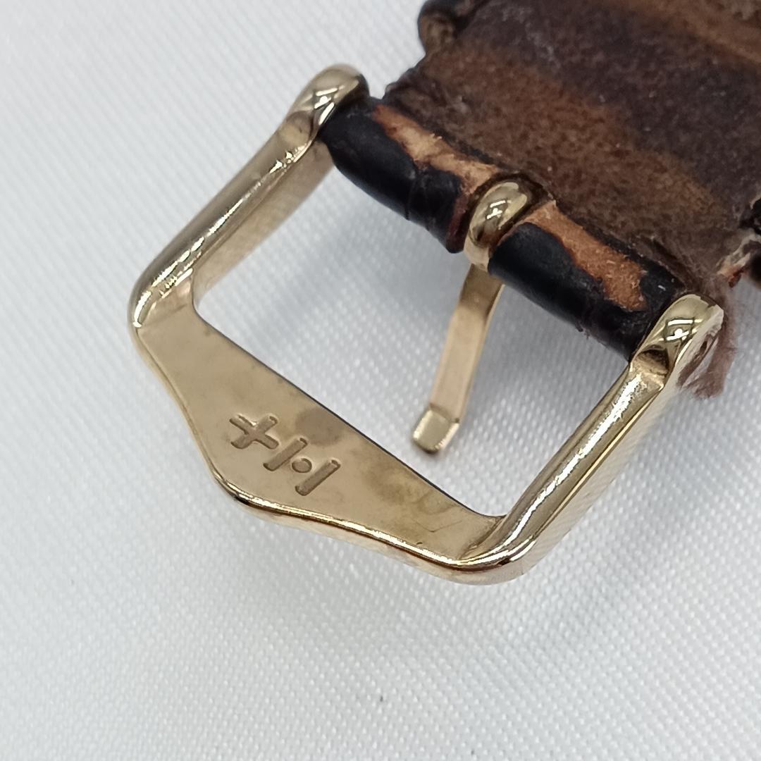 稼働品 LONGINES ロンジン クォーツ 腕時計 ゴールド スクエア