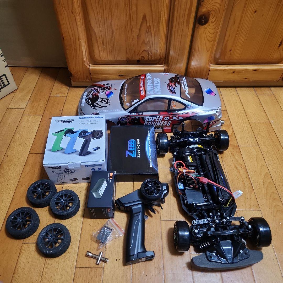 専用 タミヤ ドリフト ラジコン フルセット TT02 シルビア ボディ