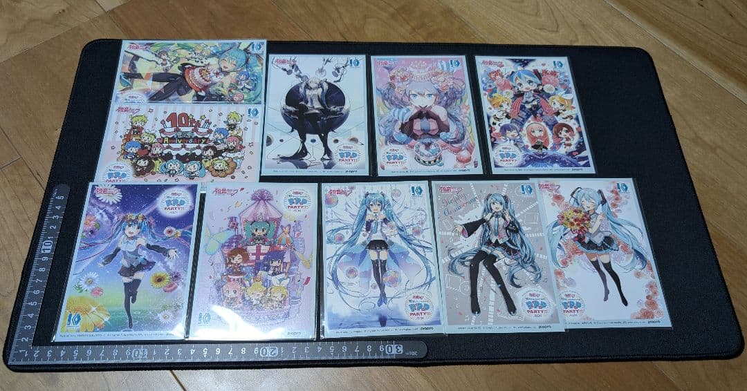 初音ミク パパパ・パーティー 10周年 イオン ポストカード 全10種類 コンプ