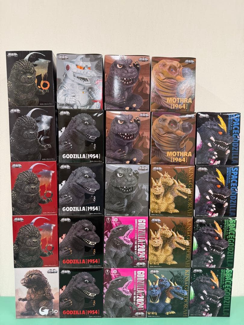 ゴジラ 鎮座獣 24点まとめ売り 東宝怪獣シリーズ フィギュア