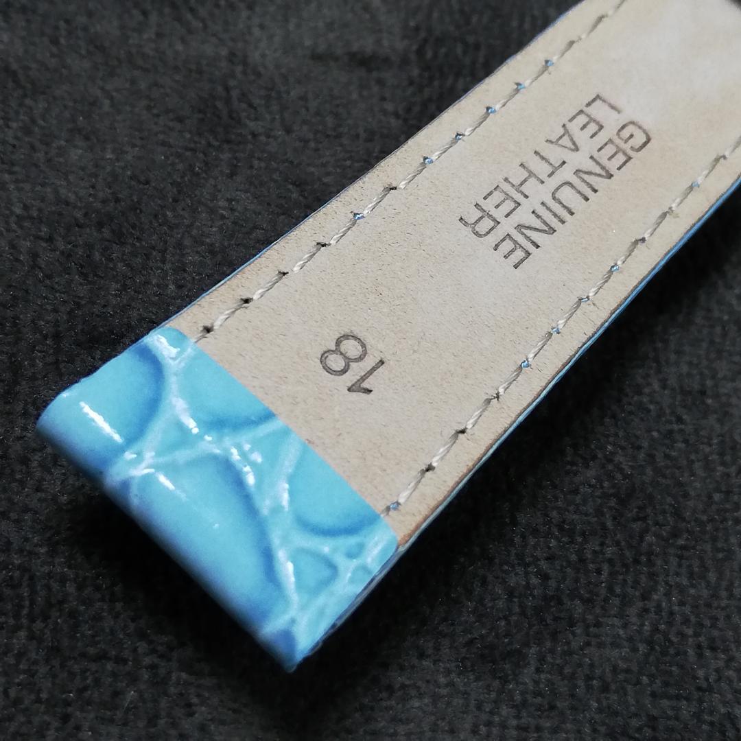 リトモラティーノ レザー ベルト ライトブルー 腕時計 未使用品 (MS273