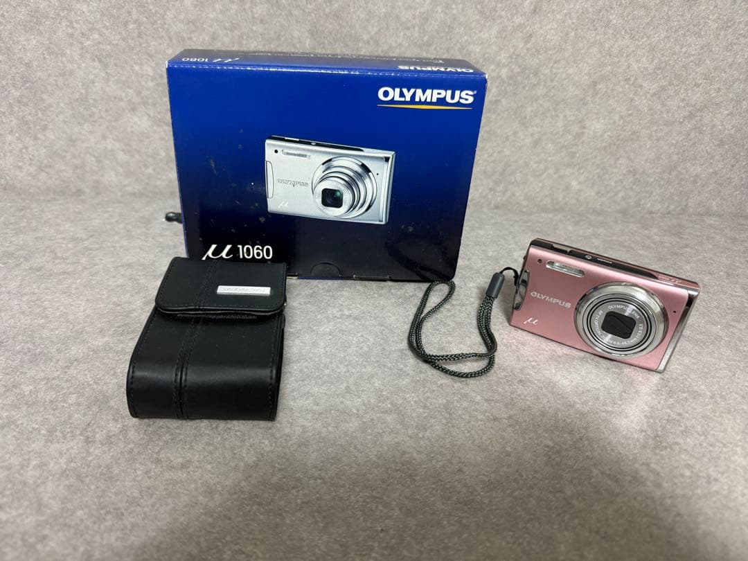 コンパクトデジタルカメラ OLYMPUS オリンパス μ1060 ピンク