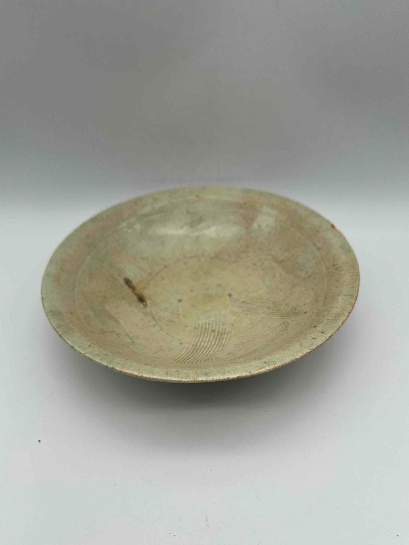 宋時代　青磁茶碗　茶盞 影青　景徳鎮　唐物　古賞物　時代物 茶盞(E-51) 宋時代 青磁茶碗 茶盞 影青 景徳鎮 唐物 古賞物