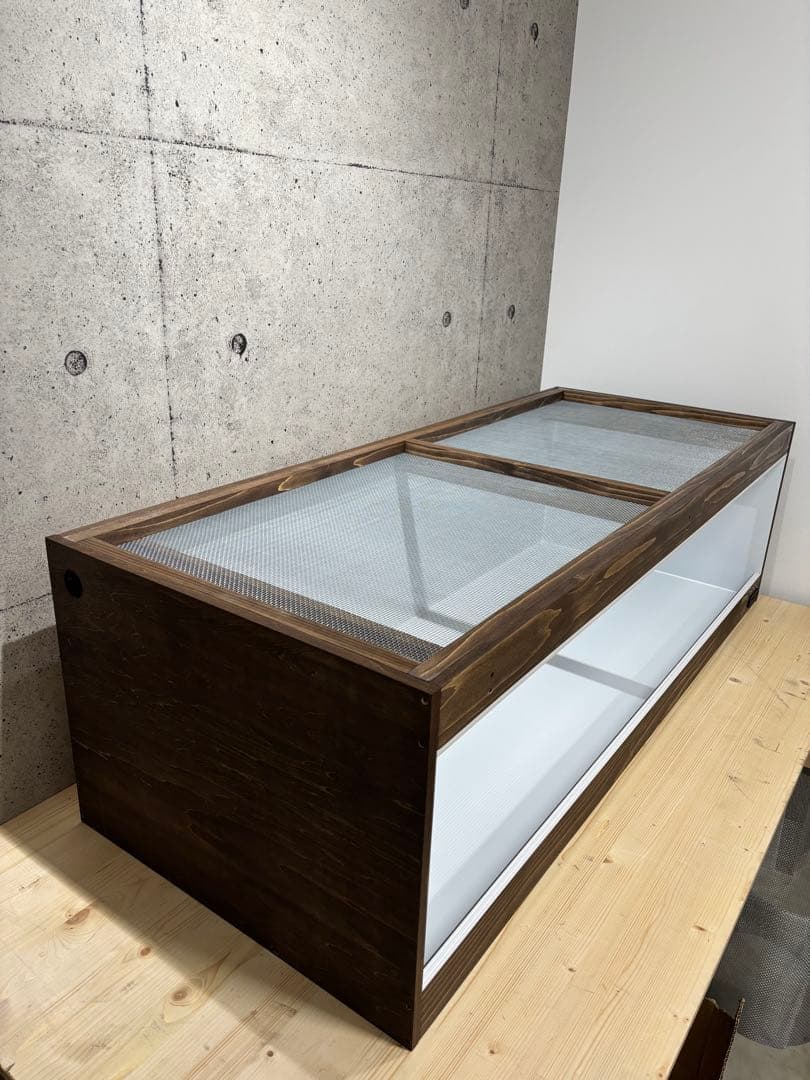 OKA CAGE】爬虫類ケージ 1500×600×450 防水 【OKA CAGE】爬虫類ケージ 600×