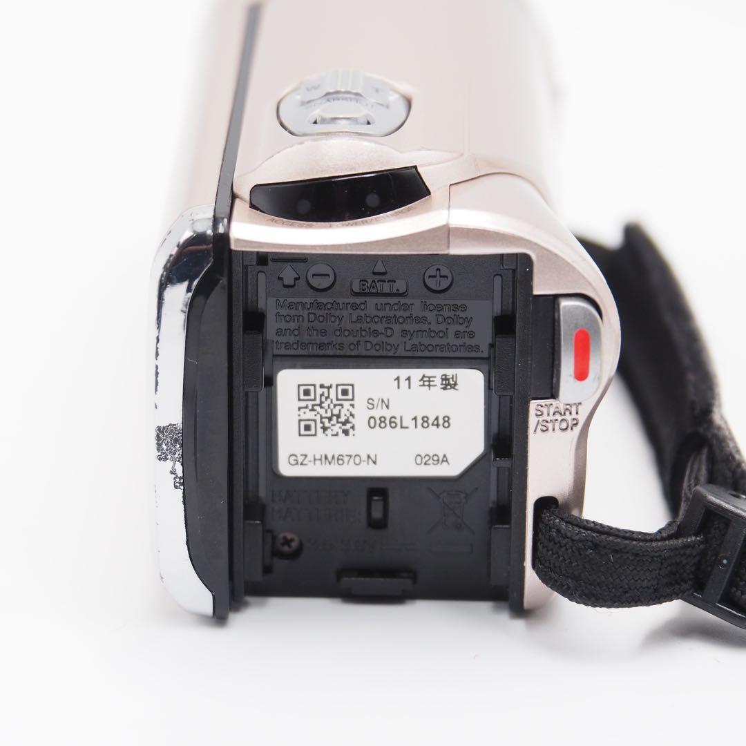 ビデオカメラ JVC GZ-HM670 N 動作確認済み 別売りSDカード付‼️