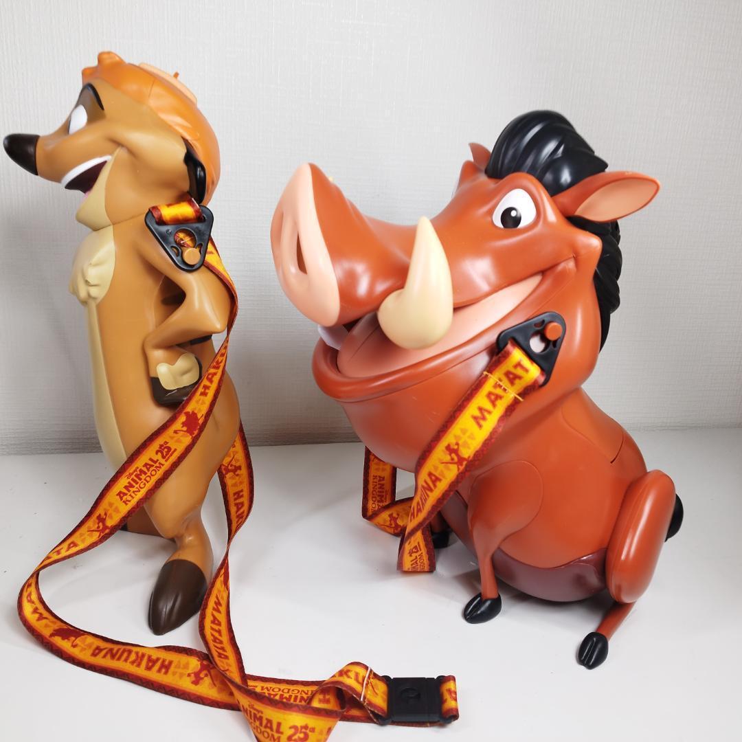 プンバ ティモン ポップコーン ライオンキング 美品 ディズニーワール