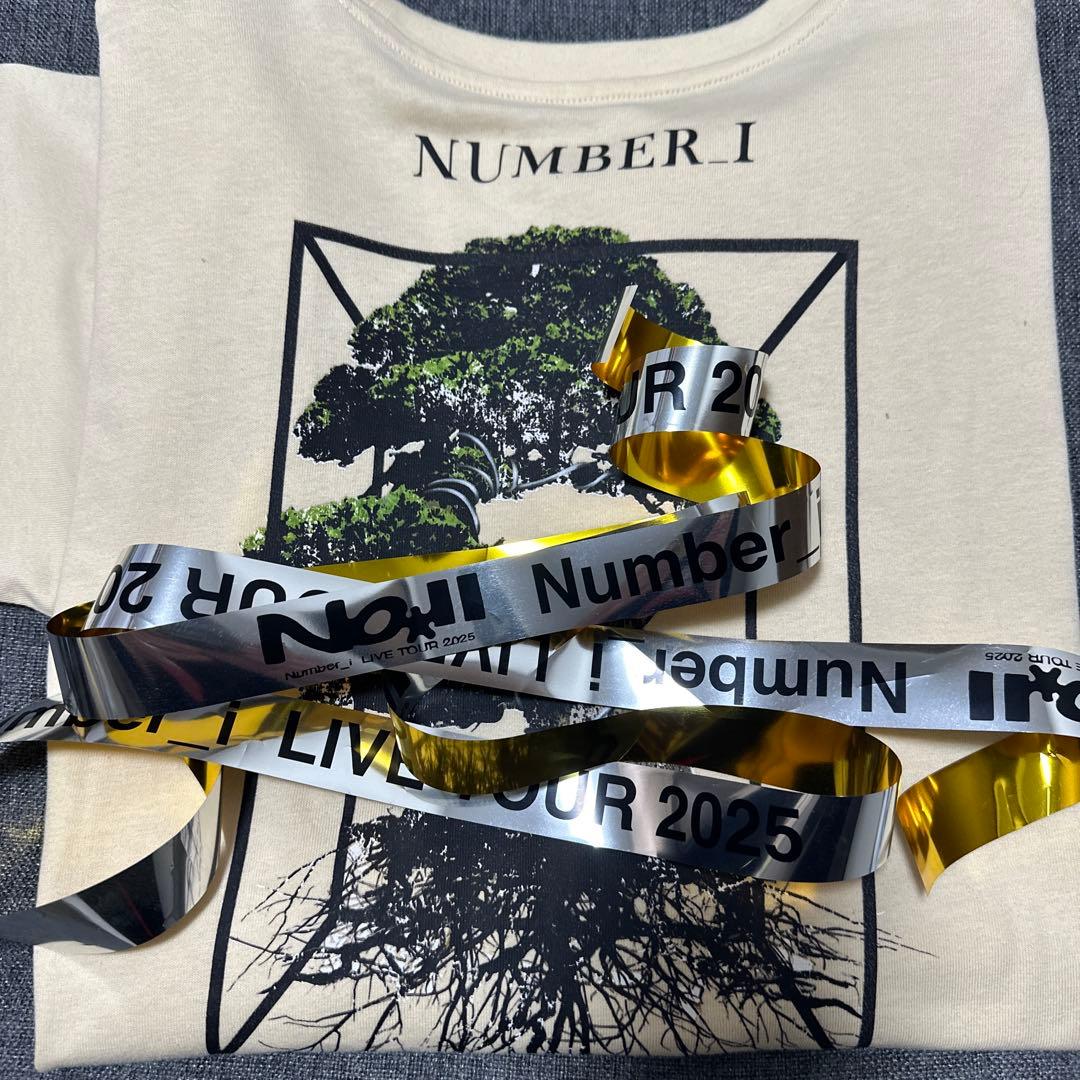 NUMBER I Tシャツ 2025ライブツアー銀テ付き Number i LIVE TOUR 2025