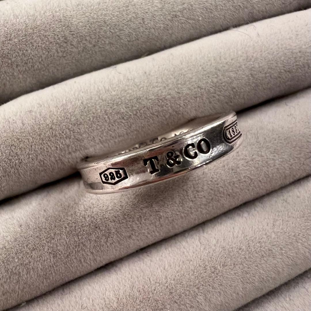 ★Tiffany&Co.1837★ナローリング 19号 指輪 シルバー925