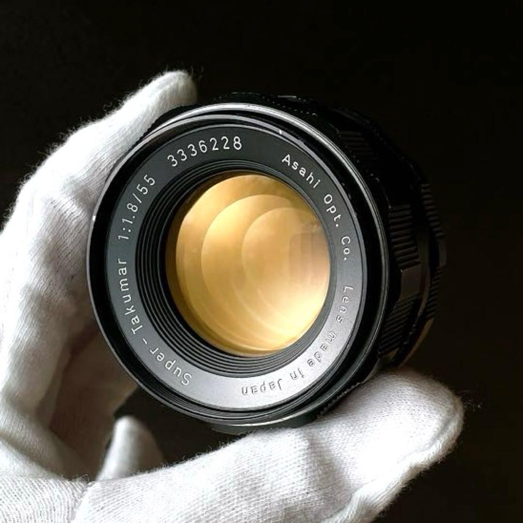 虹色美フレア】 Super Takumar 55mm f1.8 整備済 m42 - メルカリ