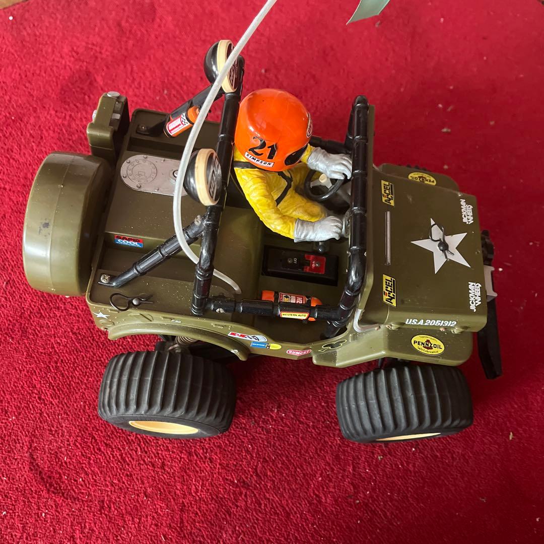 田宮 ワイルドウィリス 当時物 完動品 サンワ ダッシュ セットの通販は