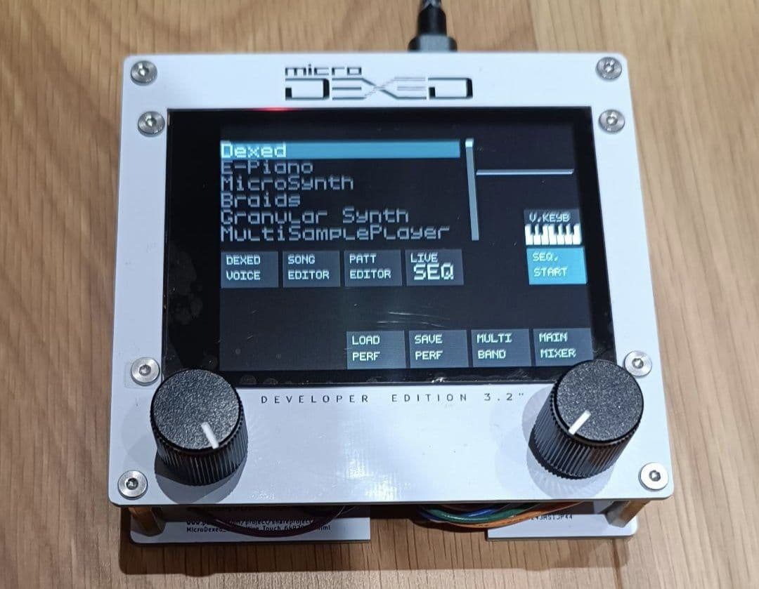 MicroDexed Touch 音源モジュールシンセサイザー