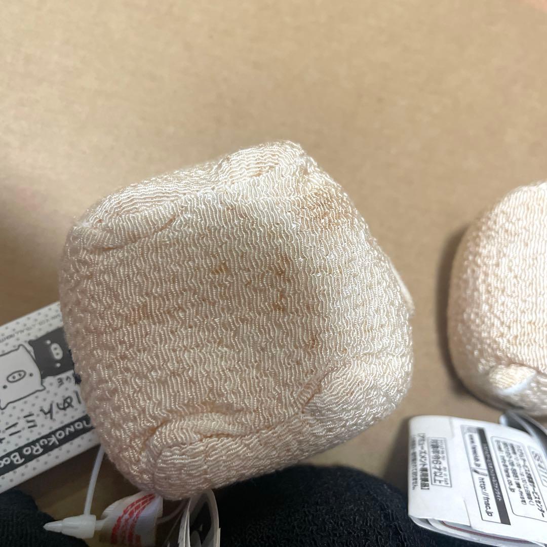 サンエックス　モノクロブー　ちりめんミニお手玉　タグ付き　当時物　平成レトロ