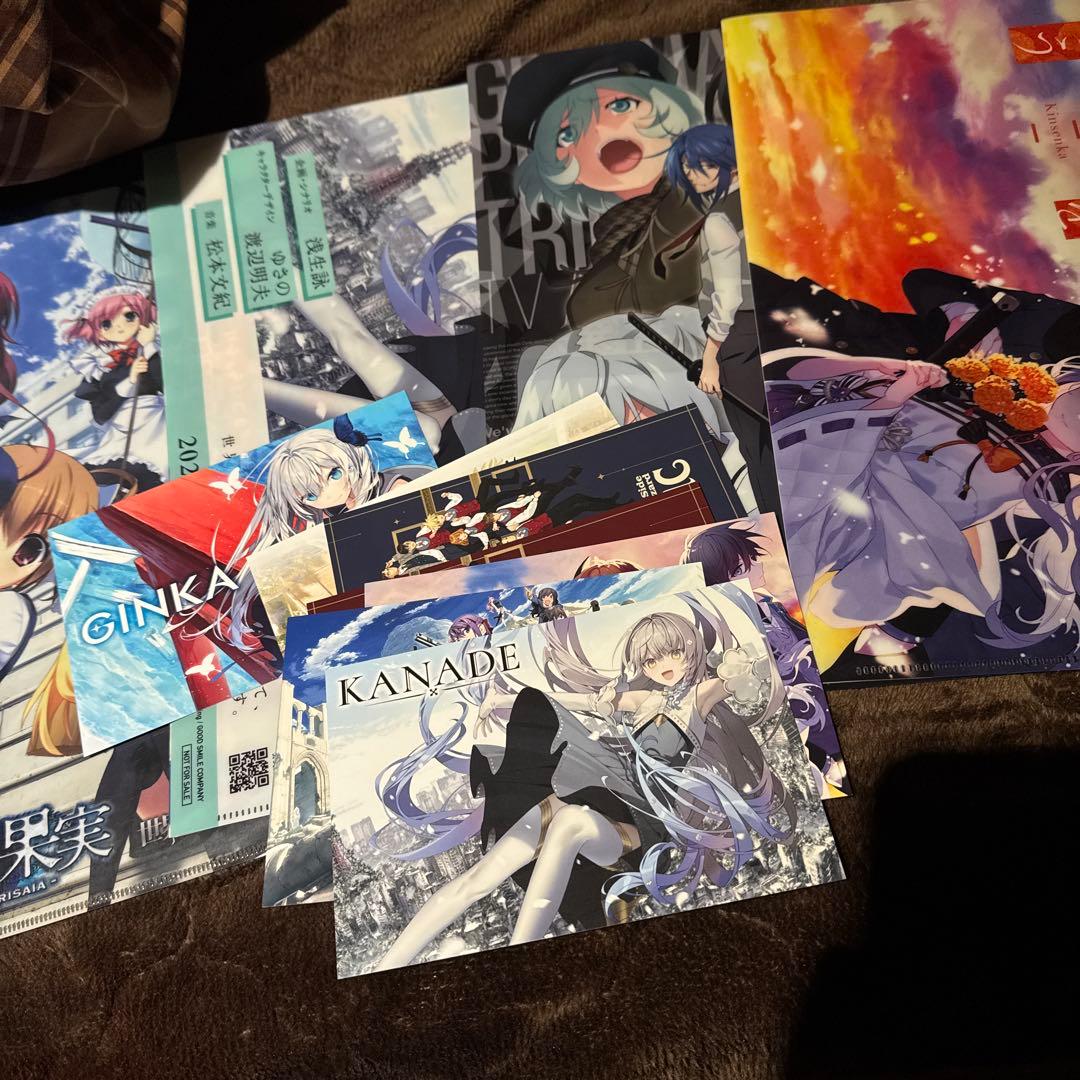 グリザイア：ファントムトリガー 直筆サイン入額装イラスト 抽選 当選