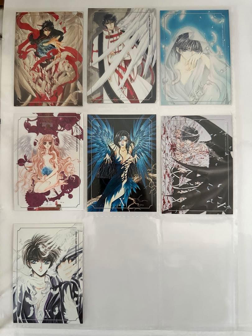 CLAMP X トレカ　まとめ売り80枚　カードホルダー付き