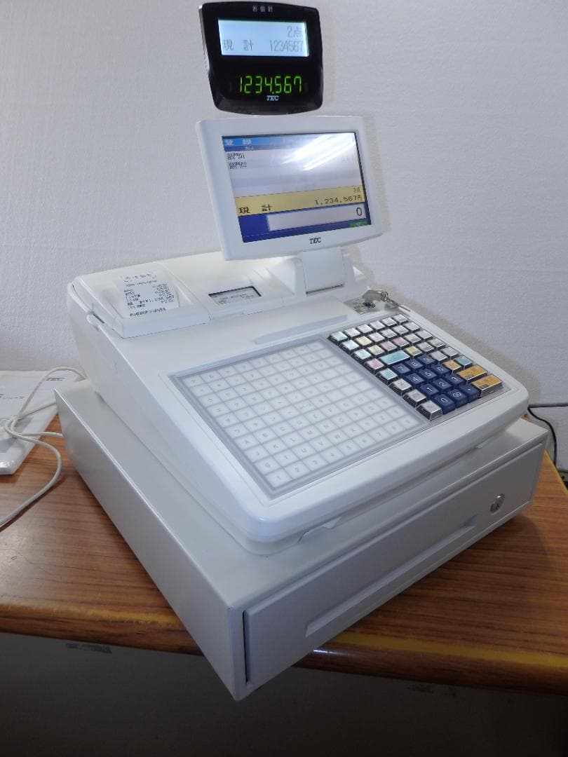 美品 3210 設定無料 FS-2055-V2 レジスター スキャナー付 - メルカリ