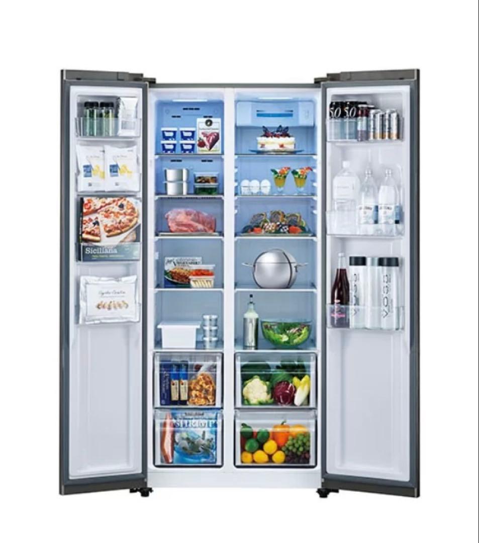 AQUA ノンフロン冷凍冷蔵庫AQR-SBS45H (S) 2019 年