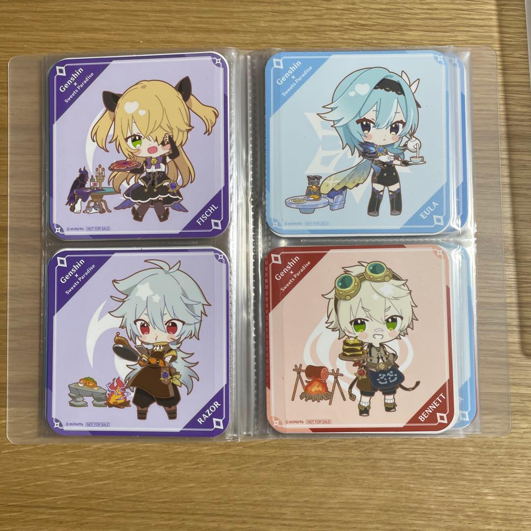 原神 スイパラコラボ 1-3弾 SDコースター コンプリートセット(バラ売不可)