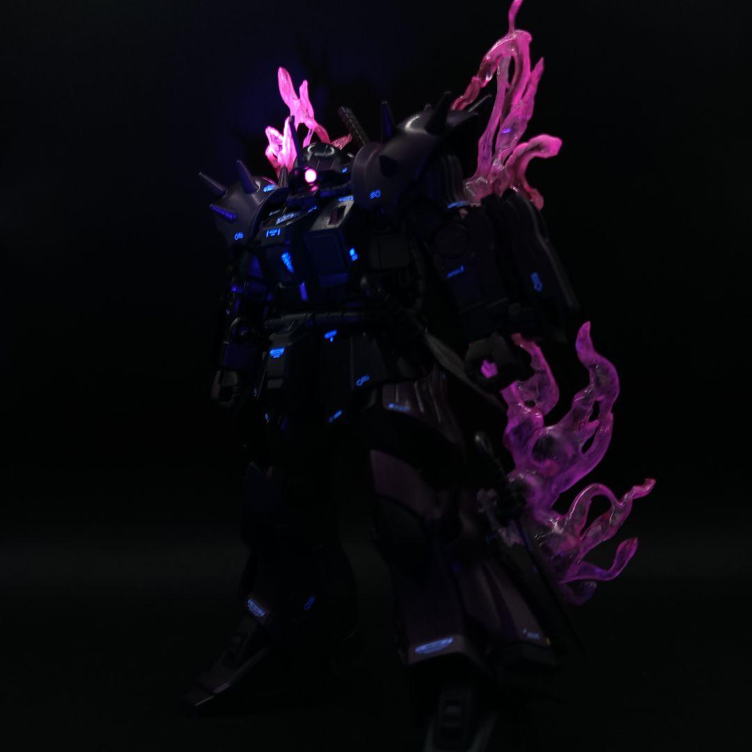 HGUC 1/144イフリートナハトつや消しキャンディ全塗装完成品自作エフェクト