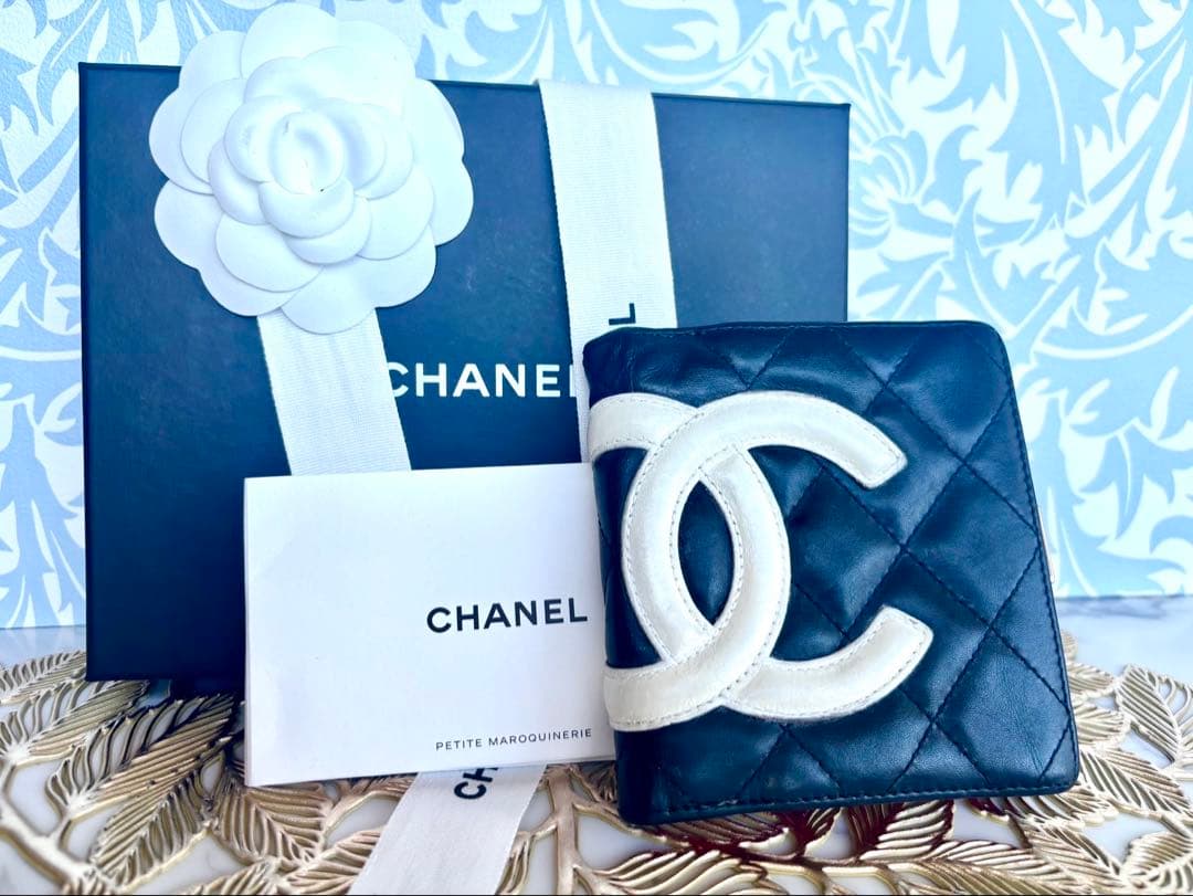 sep☆様専用】CHANEL シャネル カンボンライン 2つ折り財布 がま口