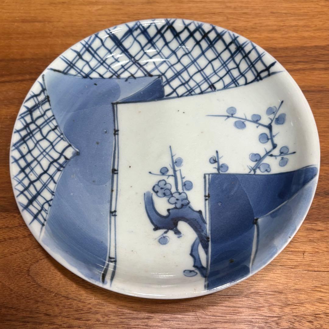 江戸時代 古伊万里 染め付皿 5枚 - メルカリ