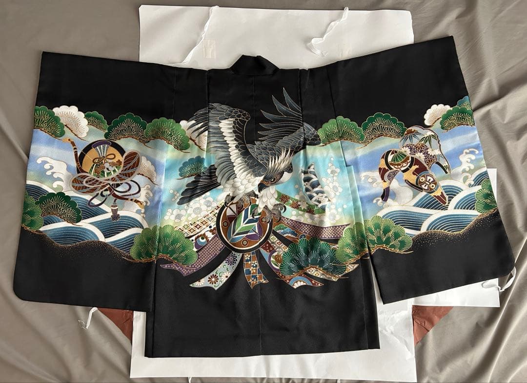 七五三 着物　去年105.6センチ男子着用 クリーニング済