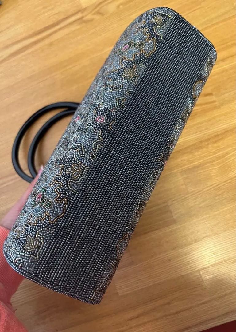 KUJAKUDO ビーズ刺繍　ハンドバッグ　和装バッグ