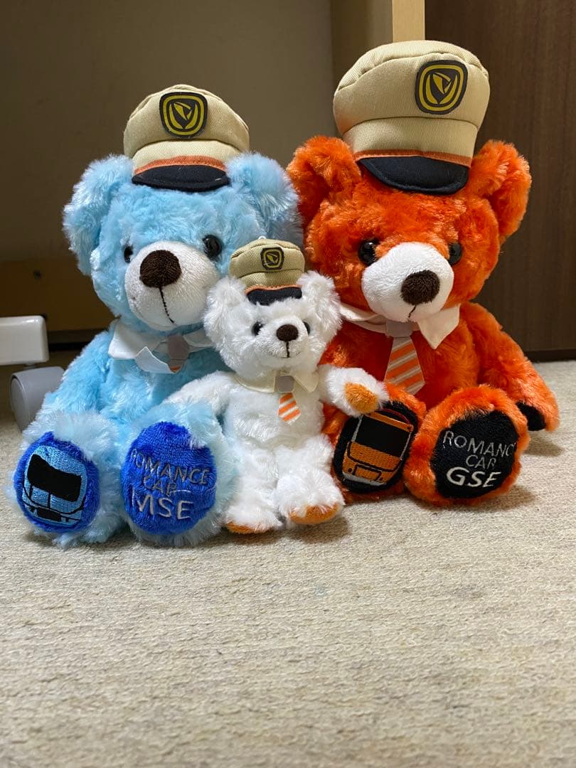 小田急ロマンスカー ベアぬいぐるみ （ご当地ベア）