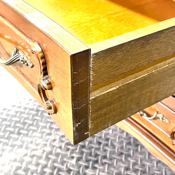 アンティークライティングビューローデスクチェスト猫足ビンテージ