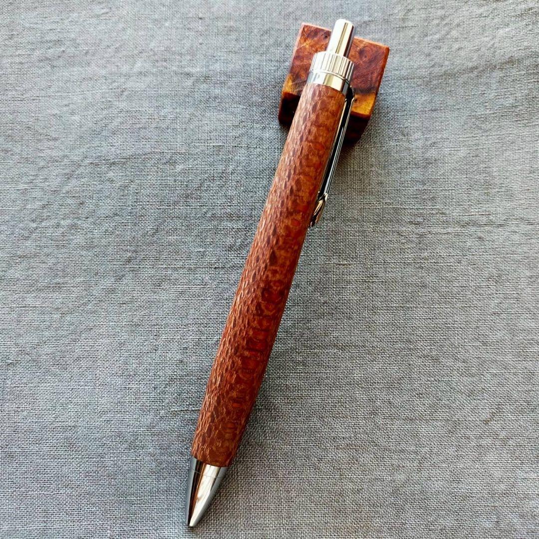 ハワイアンマカデミアナッツ ハンドメイド 木軸ボールペン G2 天然木