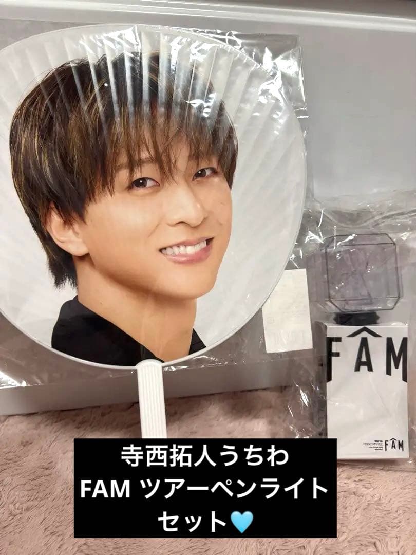 timelesz ペンライト 寺西拓人 ジャンボうちわ 銀テ1本付き