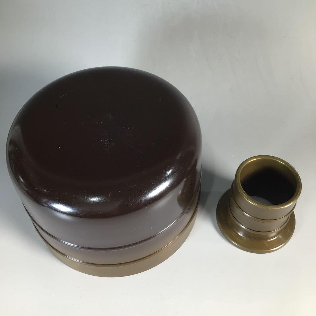 N841 皆具 『角田秀峰造』『唐銅』『水指 建水 蓋置 杓立』