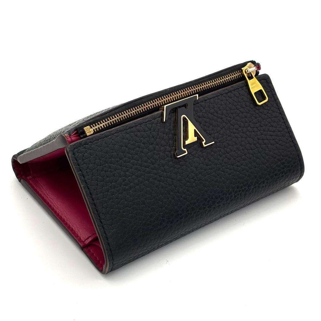 新型IC】ルイヴィトン トリヨン カプシーヌ コンパクト 三つ折り財布