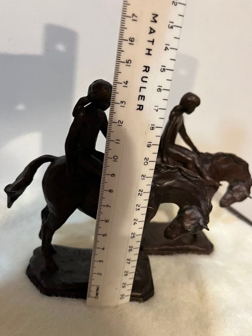 Kelsey 騎馬像 ブロンズ製 2体セット 1976年製