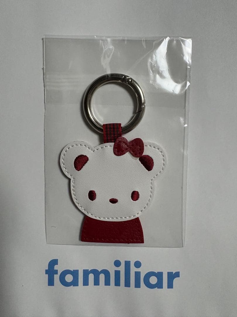 ♡新品未使用《ファミリア》ファミリア ネームホルダー レッド - メルカリ