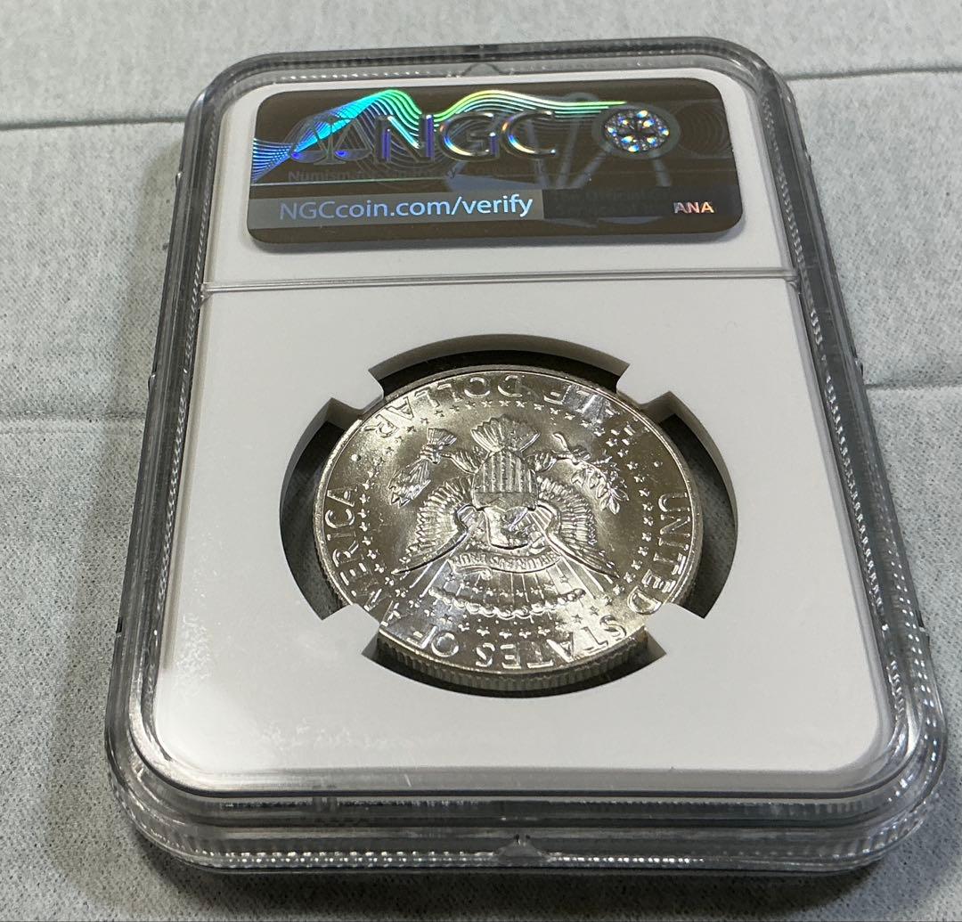 1964年 ケネディ ハーフダラー 銀貨 NGC MS64 FIRST YEAR - メルカリ