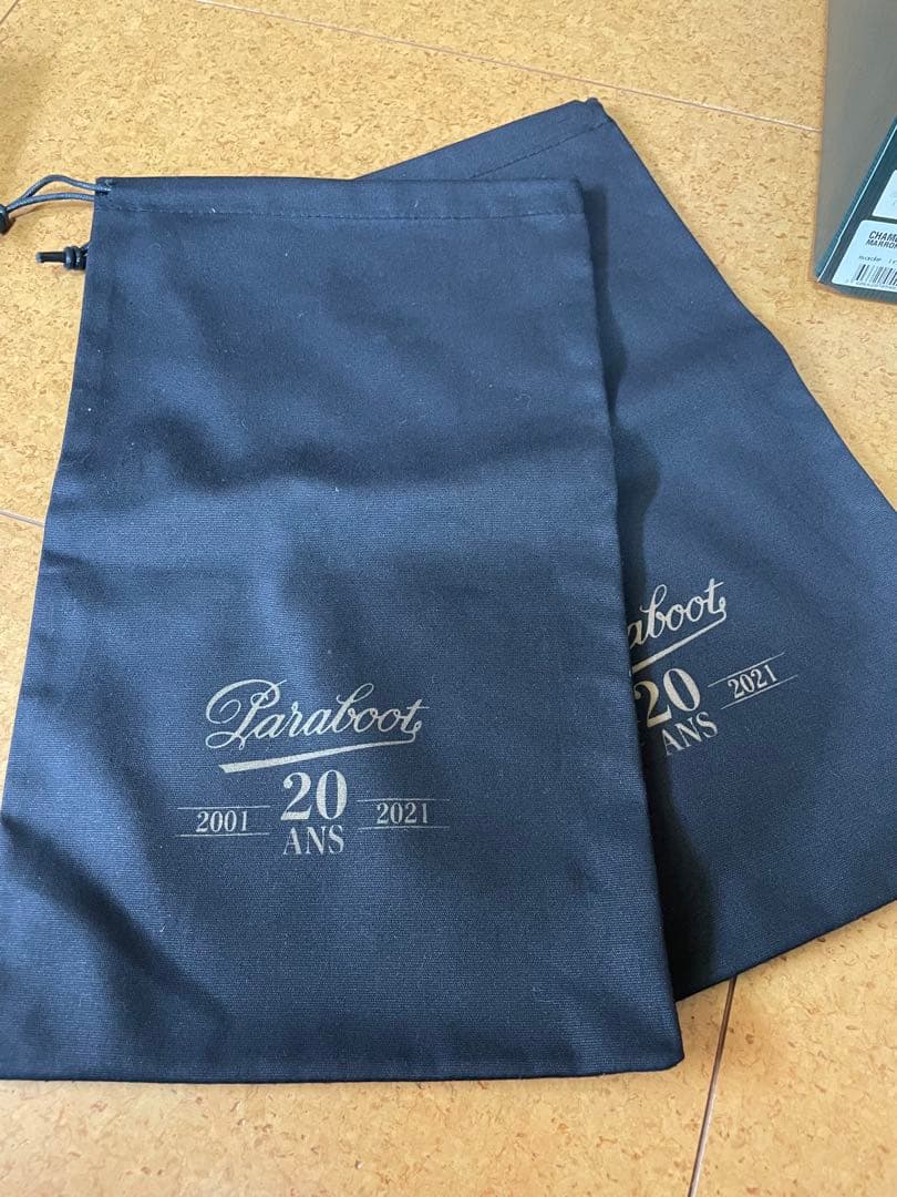 パラブーツ　シャンボード　カフェ　UK8.5 シューツリー付き　良革質