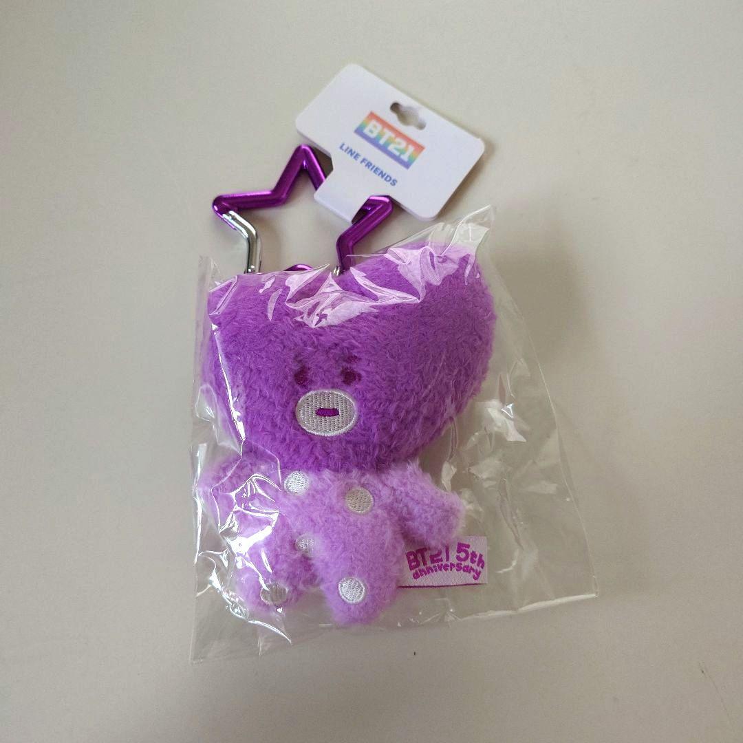 BT21 5周年記念 TATA レインボーカラーマスコット7点コンプ　＋4点