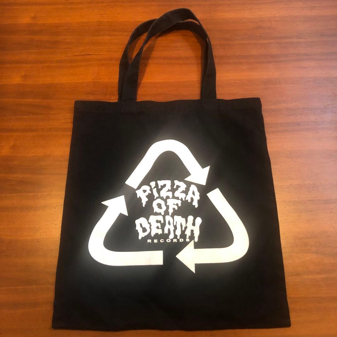 PIZZA OF DEATH ピザオブデス トートバッグ エコバッグ ブラック