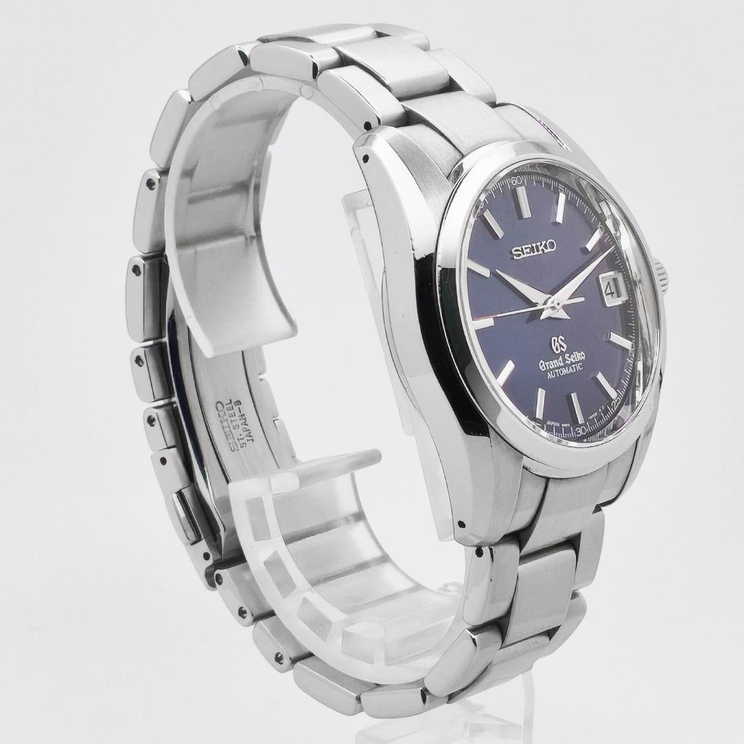 美品 グランドセイコー 9Sメカニカル 3Days デイト SBGR073 青