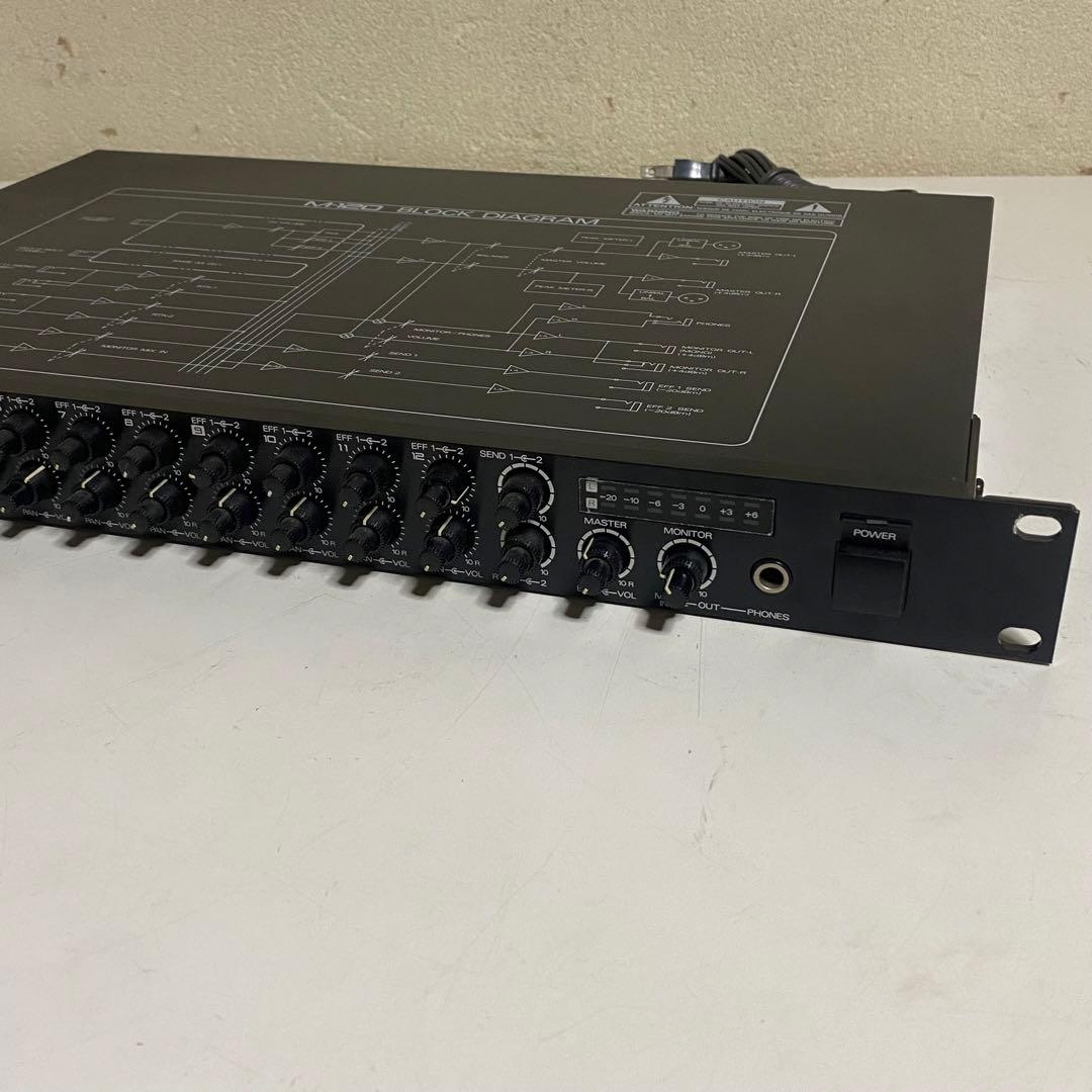 通電確認済み ローランド LINE MIXER ラインミキサー M-120