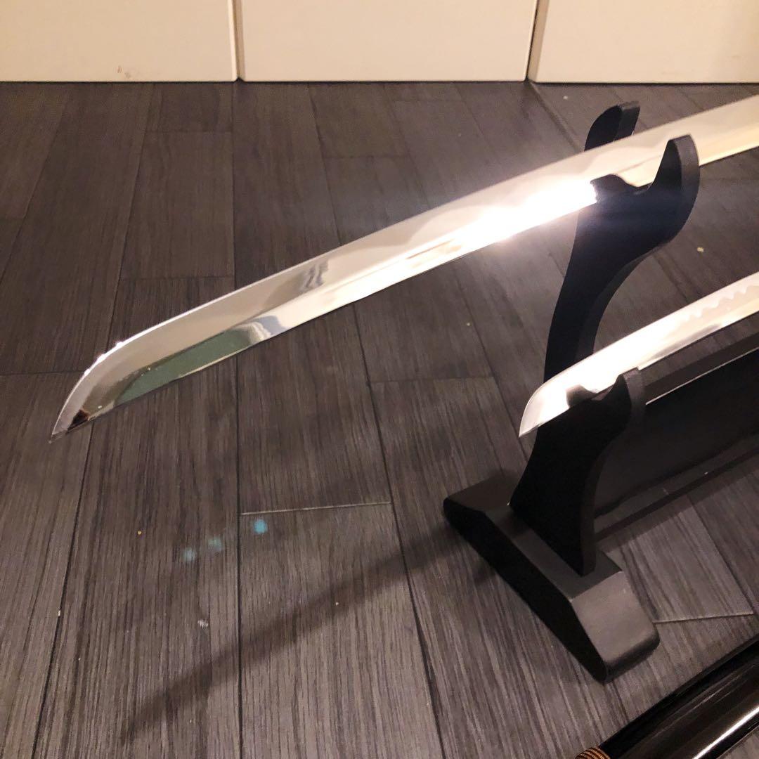 高級模造刀　居合刀　 美術刀剣　太刀　脇差　大小セット　2本セット　拵え