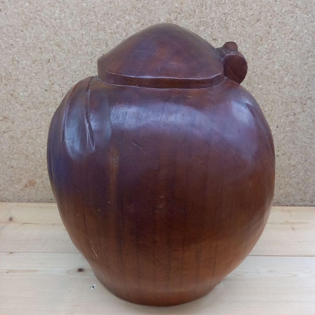 木製 福の神 彫刻 大黒 置物 縁起物 木彫り