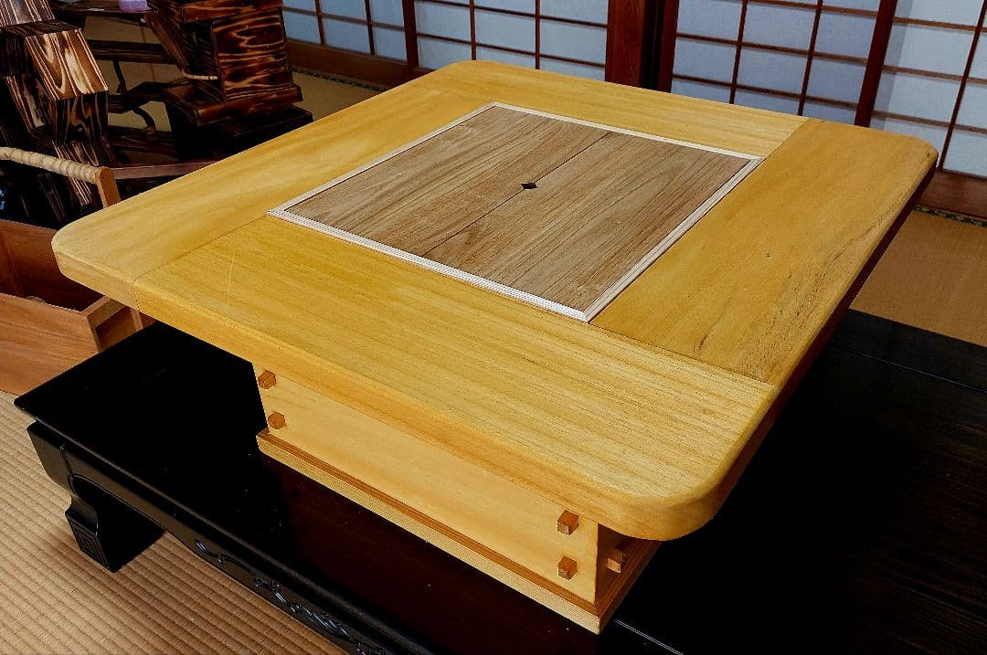 囲炉裏 火鉢 テーブル 箱火鉢 宮大工作