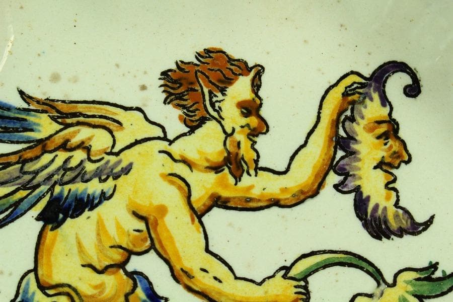 西洋骨董 阿蘭陀 菱皿 一対 時代物(K-A394)