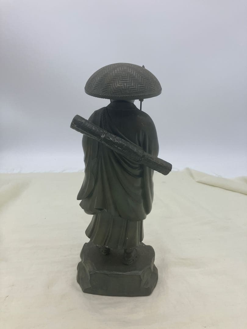 弘法大師 立像 空海 お大師様　修行像 真言宗 高野山　仏教美術 秀雲作