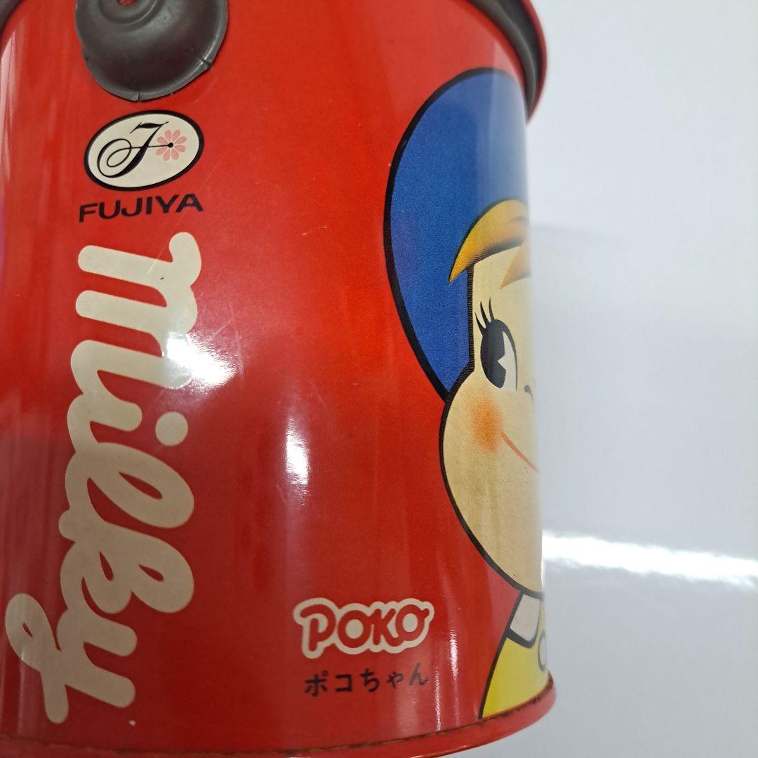 Milky 玩具菓子 不二家 ポコちゃんの缶 キャラクターグッズ