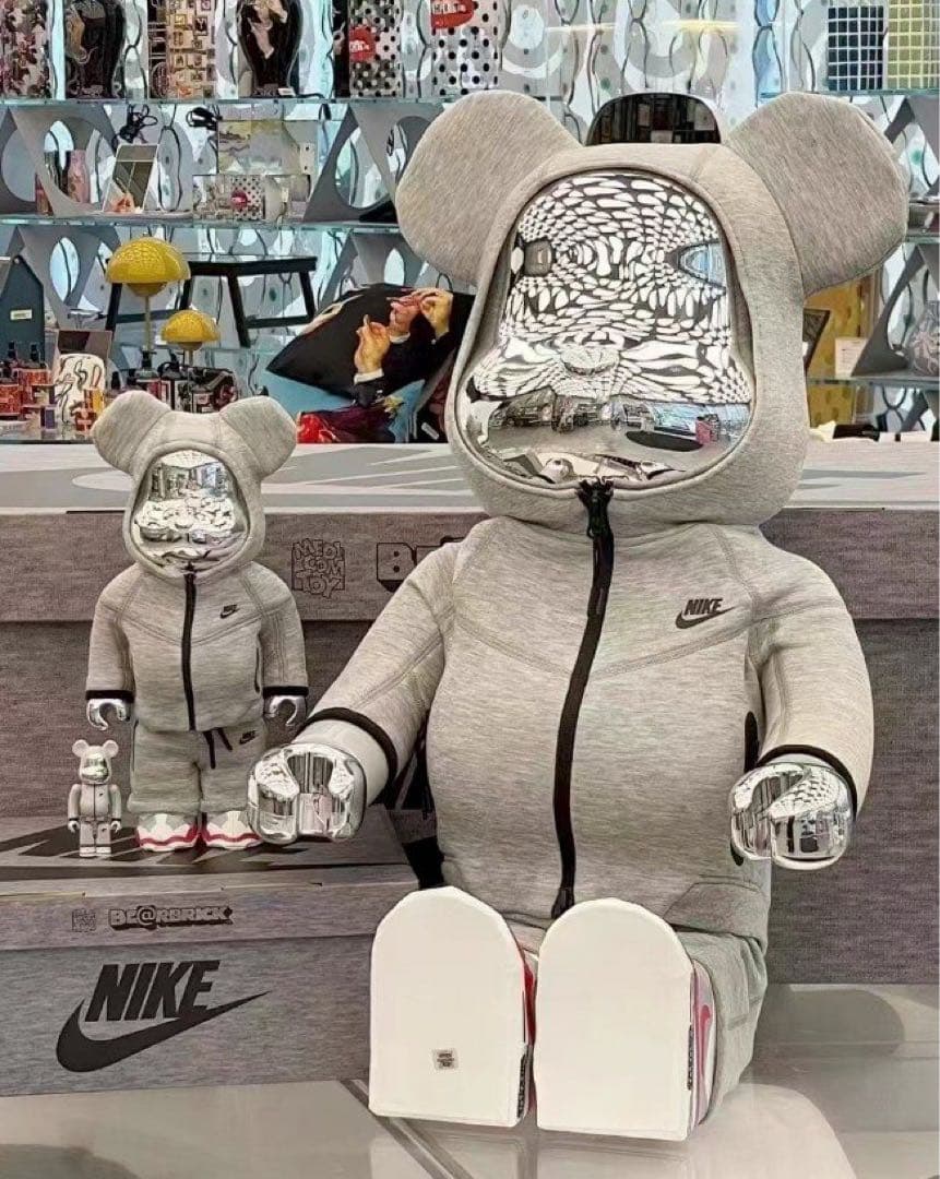 メディコム ベアブリック ナイキTech Fleece N98 400%セット