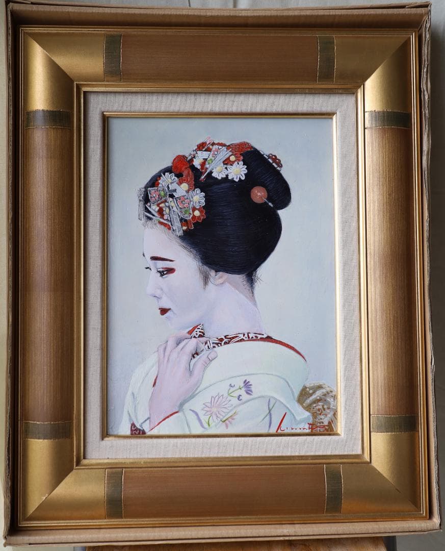 をみなえし』 油彩肉筆画