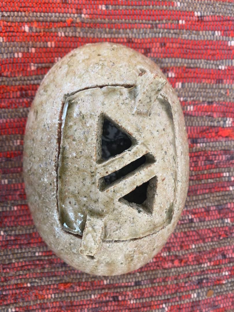 東直人 作 灰釉香炉 第32回伝統工芸陶芸部会展(平成16