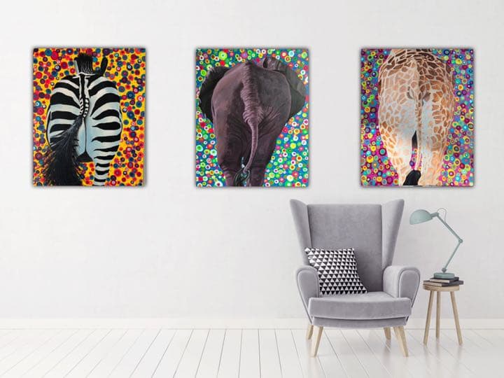 絵画 Zebrappy